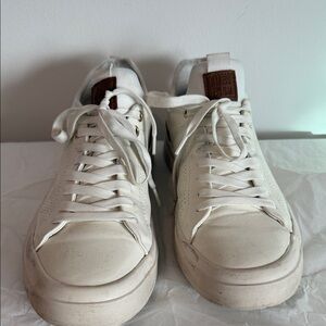 Steve Madden White and Brown Men's Sneakers